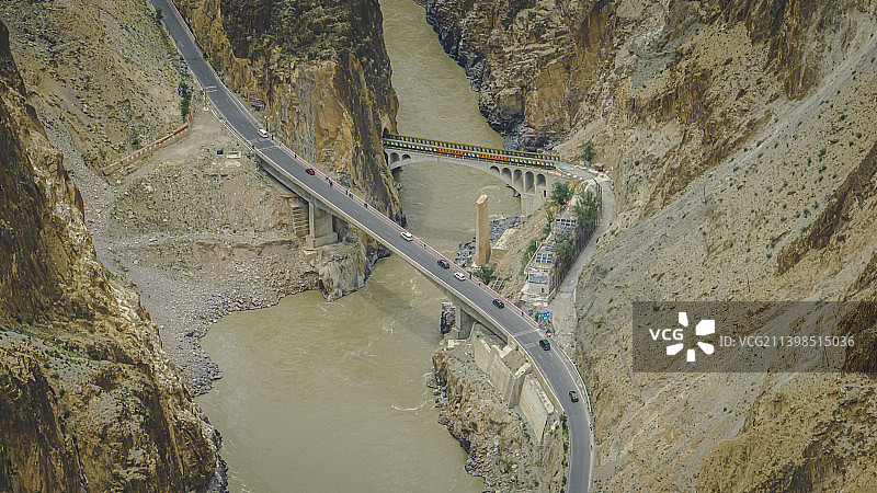 怒江大桥图片素材