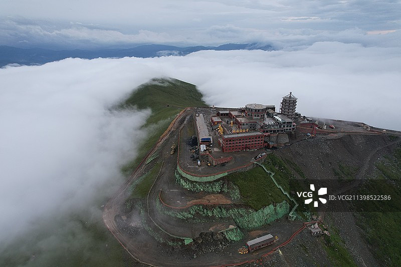 五台山东台顶云海图片素材