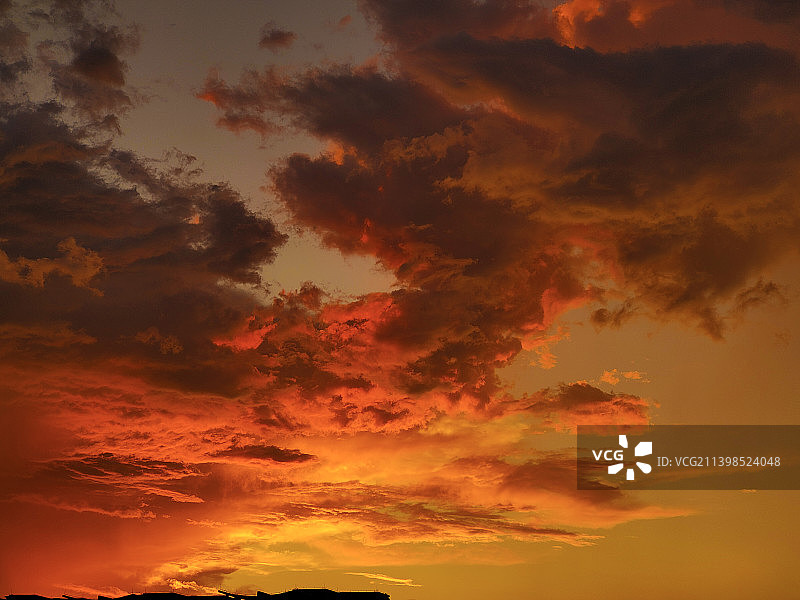 火烧云图片素材