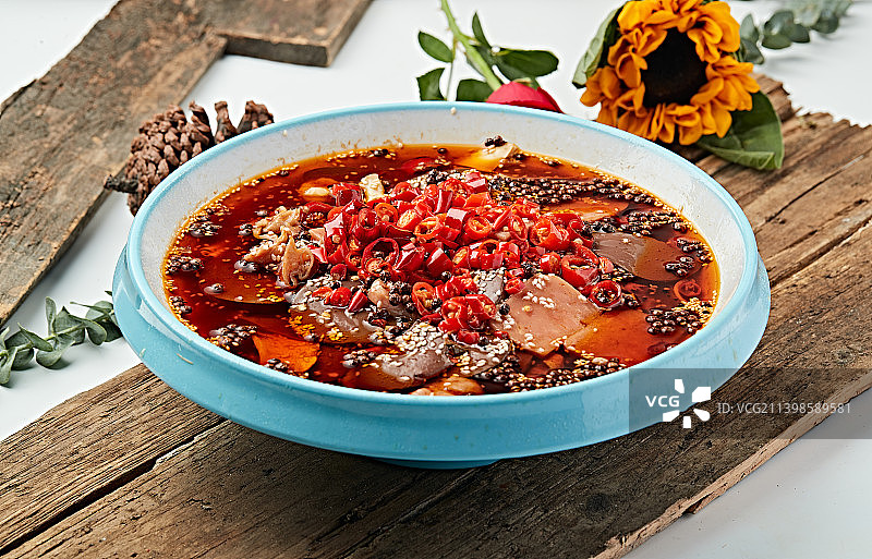 川香传统毛血旺图片素材