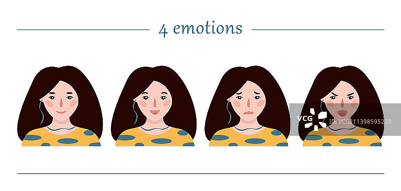 女孩肖像合集图片素材