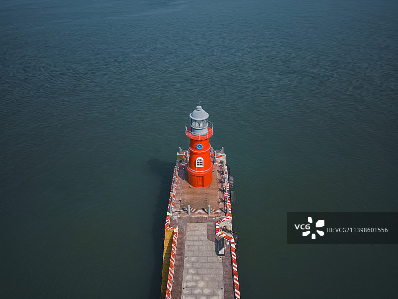 南澳启航广场长山尾灯塔图片素材