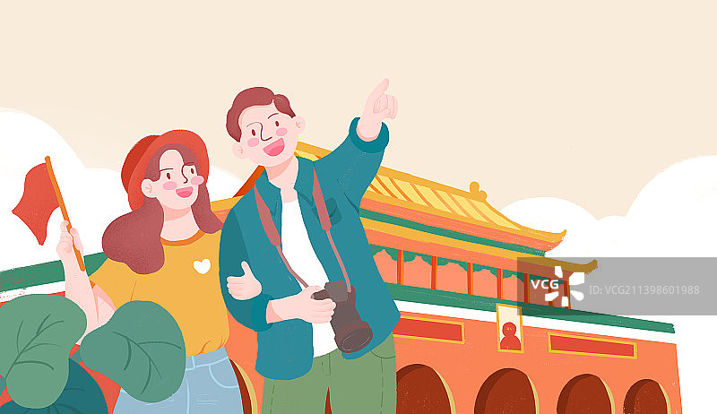 假期旅行的情侣图片素材