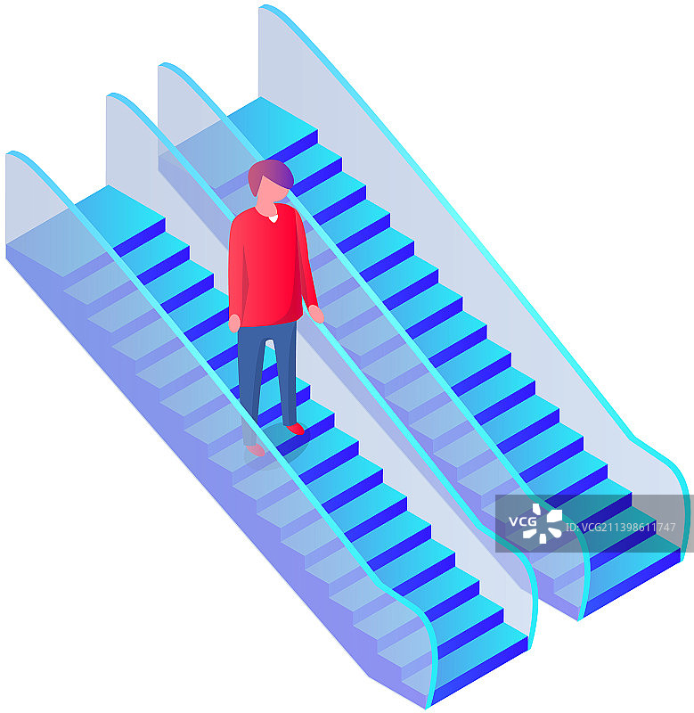 自动扶梯图片素材