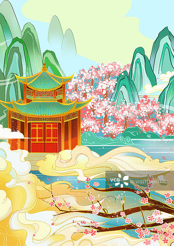 二十四节气-春分图片素材