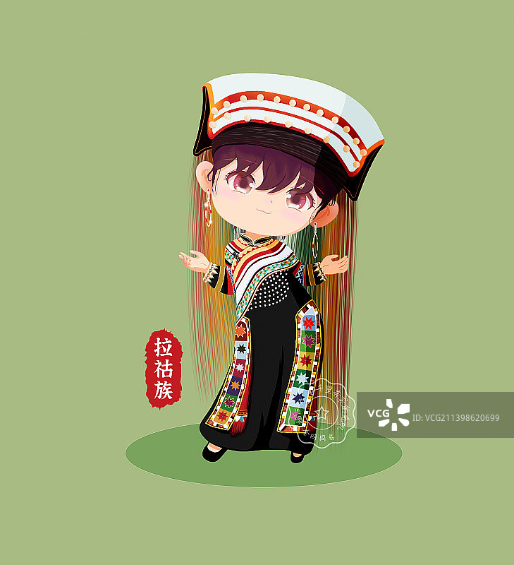 56个民族拉祜族图片素材