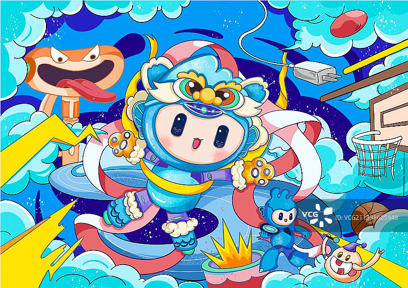 喜迎“亚运”图片素材