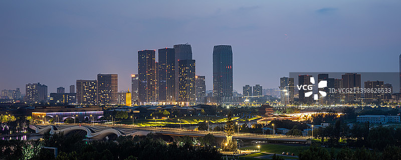 北京通州北关CBD图片素材