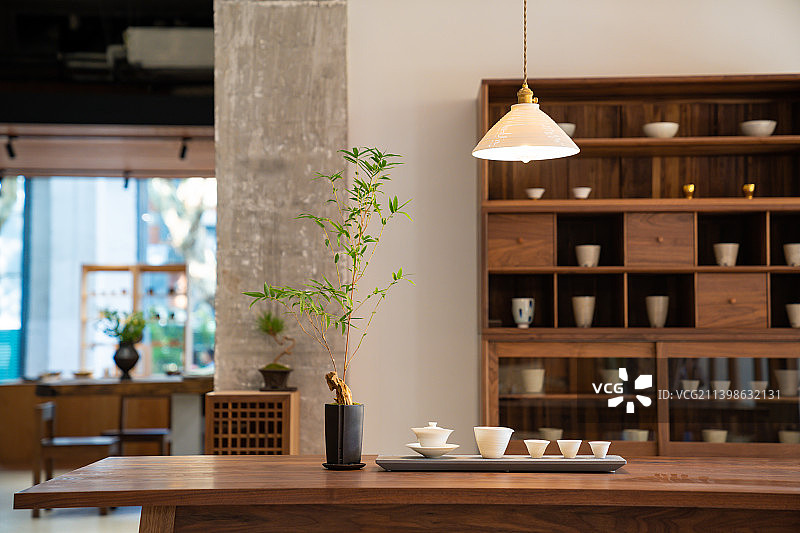 禅意茶空间图片素材