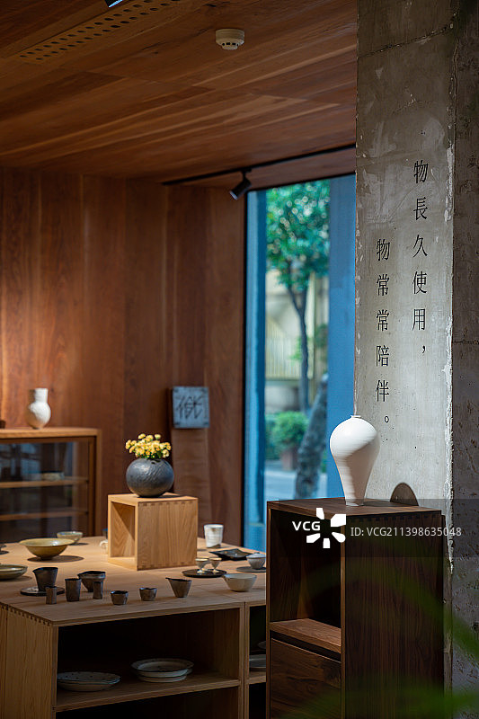 中式茶空间图片素材