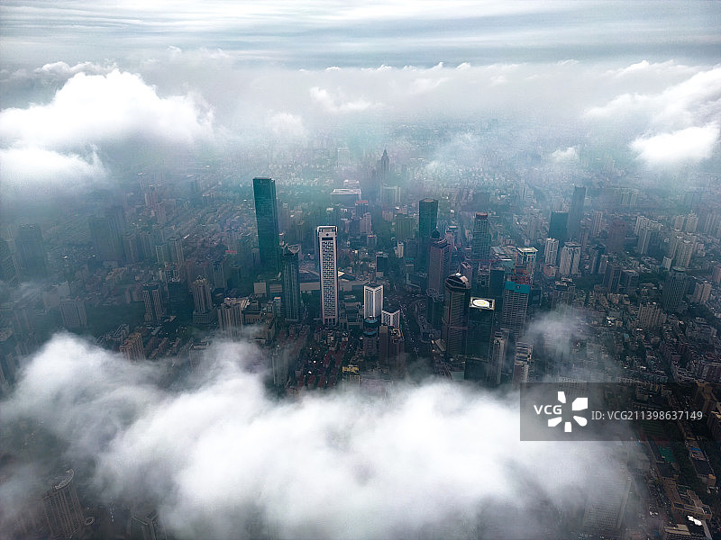 云下新街口 「 南京 · 新街口 」图片素材