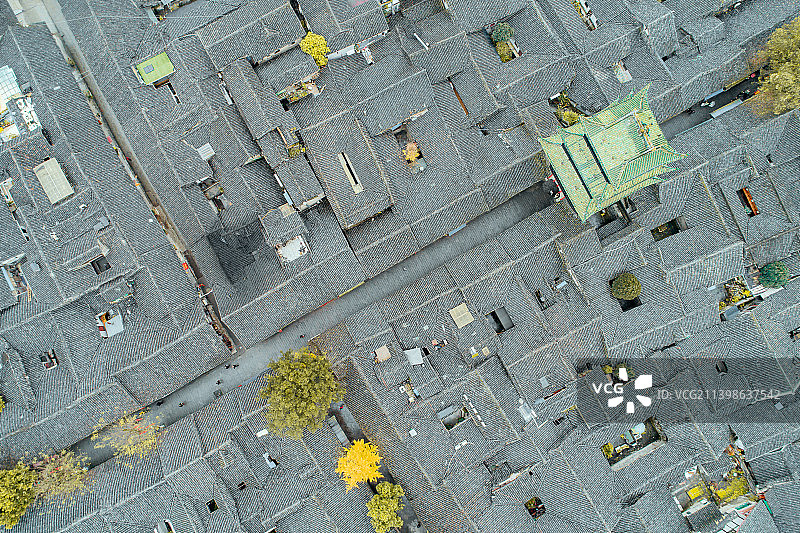 航拍四川南充阆中古城风光图片素材