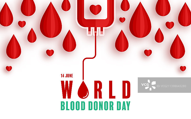 6月14日世界献血日与血袋图片素材