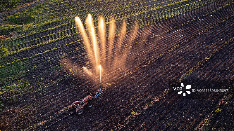 农业喷灌图片素材