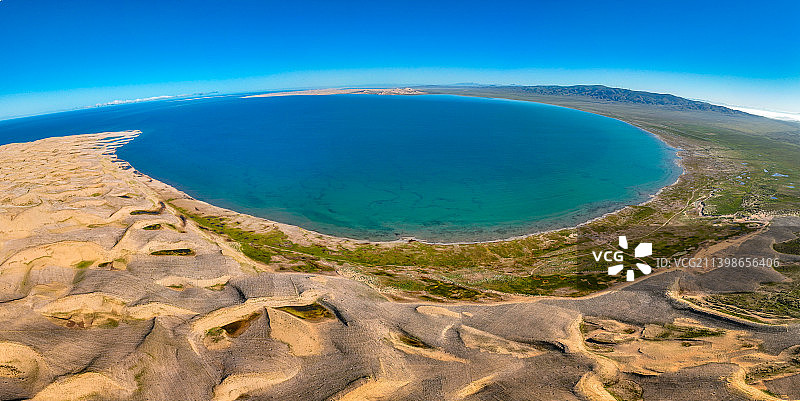 青海湖金沙湾图片素材