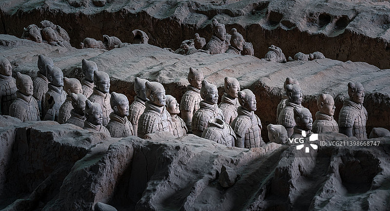 秦始皇兵马俑图片素材