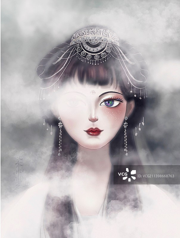 古风人像图片素材