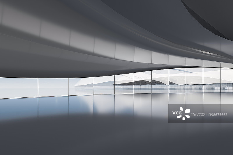 现代科幻场馆室内空间图片素材