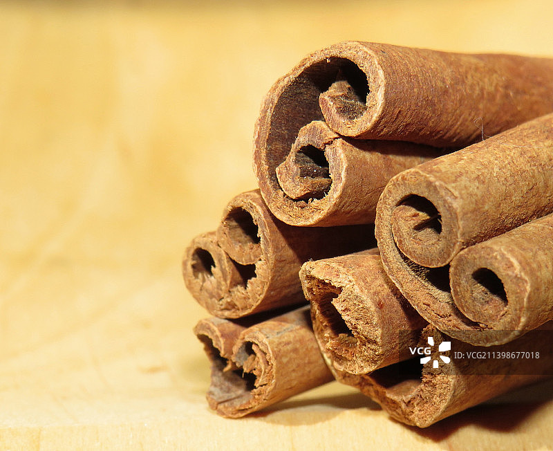 肉桂棒特写图片素材