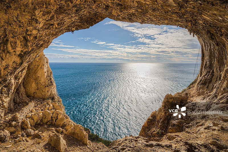 意大利利古里亚诺利附近福格斯洞穴景色图片素材