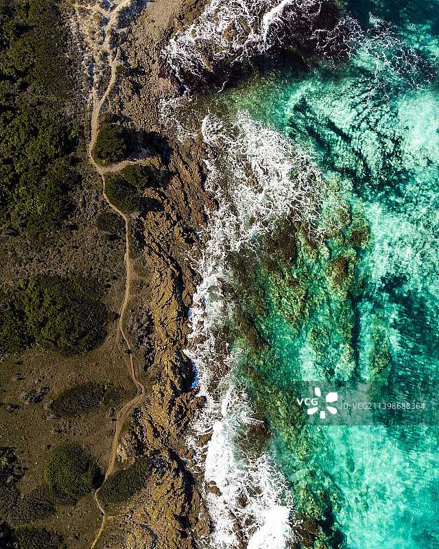 大海鸟瞰图图片素材