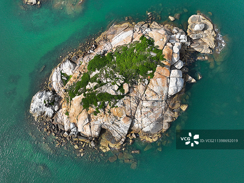 广东省汕尾市城区红海湾遮浪南海观世音旅游景区田寮妈祖风景区航拍图片素材