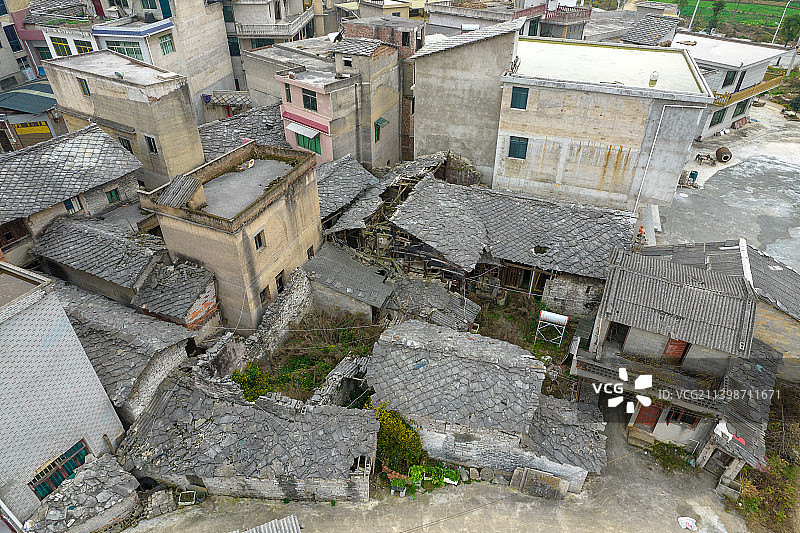 航拍贵州省安顺市旧州古镇图片素材