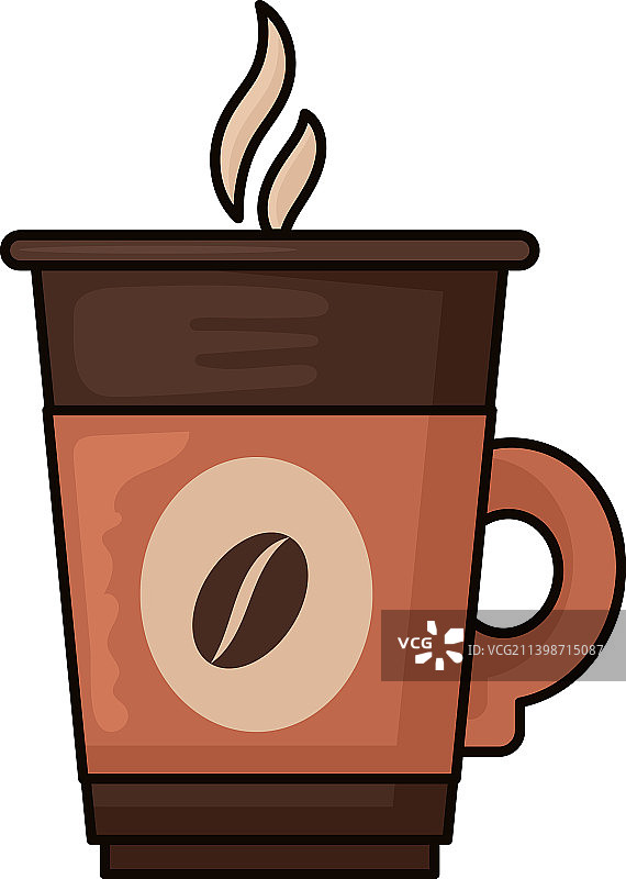 热咖啡杯图片素材