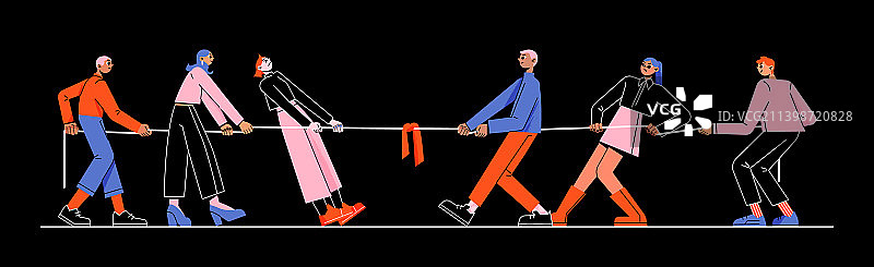 拔河比赛图片素材