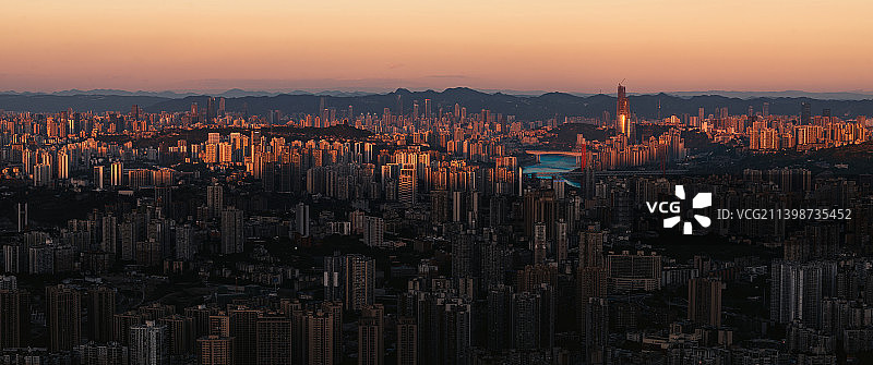 沙坪坝全景图片素材