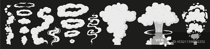 雾霾气味合集：烟雾爆炸图片素材