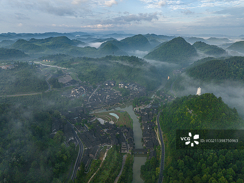 贵州省遵义市播州区乌江寨国际旅游度假区图片素材