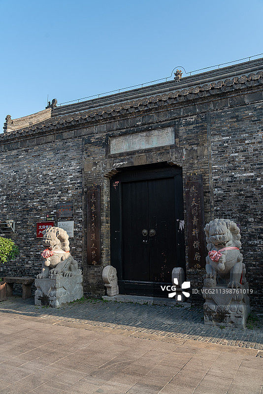 山西灵石王家大院高家崖建筑图片素材