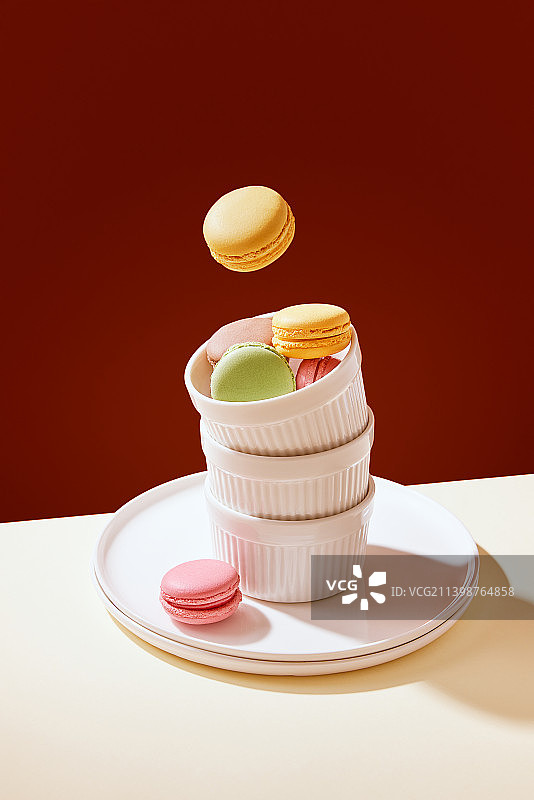 马卡龙烘焙零食点心图片素材