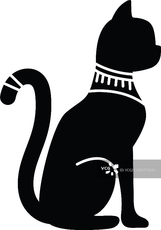埃及猫图标图片素材