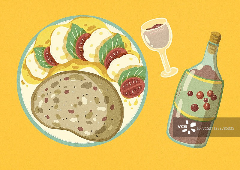 地中海饮食图片素材