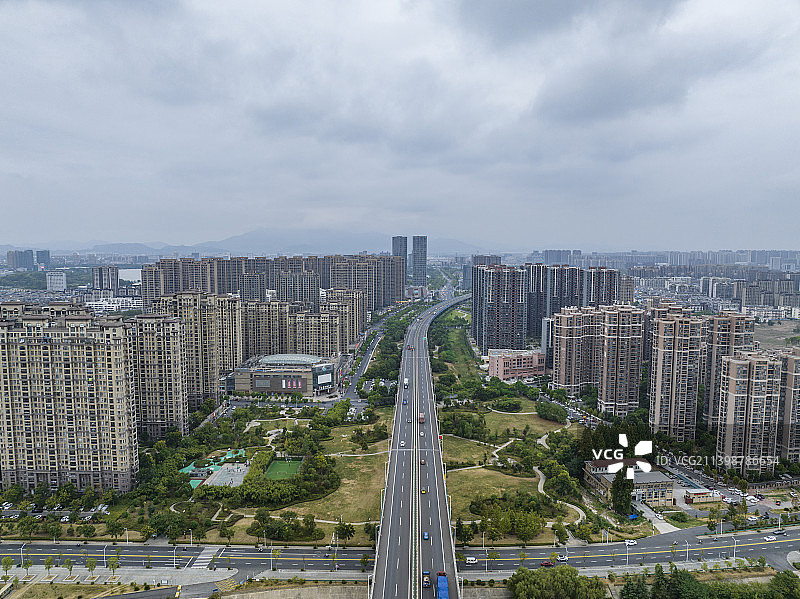 安徽省安庆市长江公路大桥城市风光图片素材