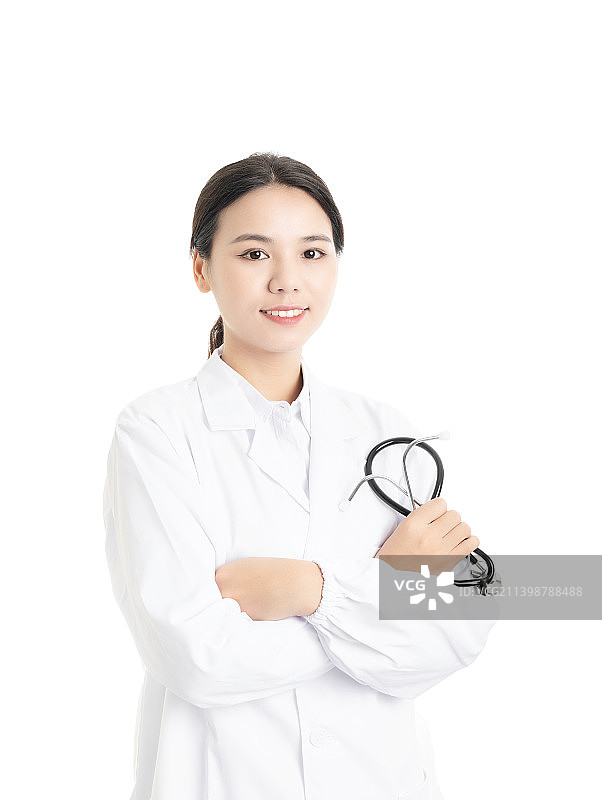 中国年轻女医生肖像图片素材