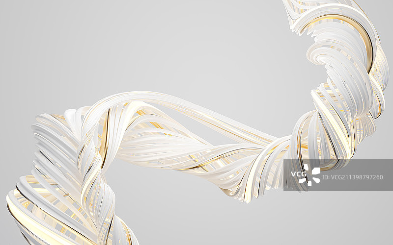 抽象流动线条曲面3D渲染图片素材