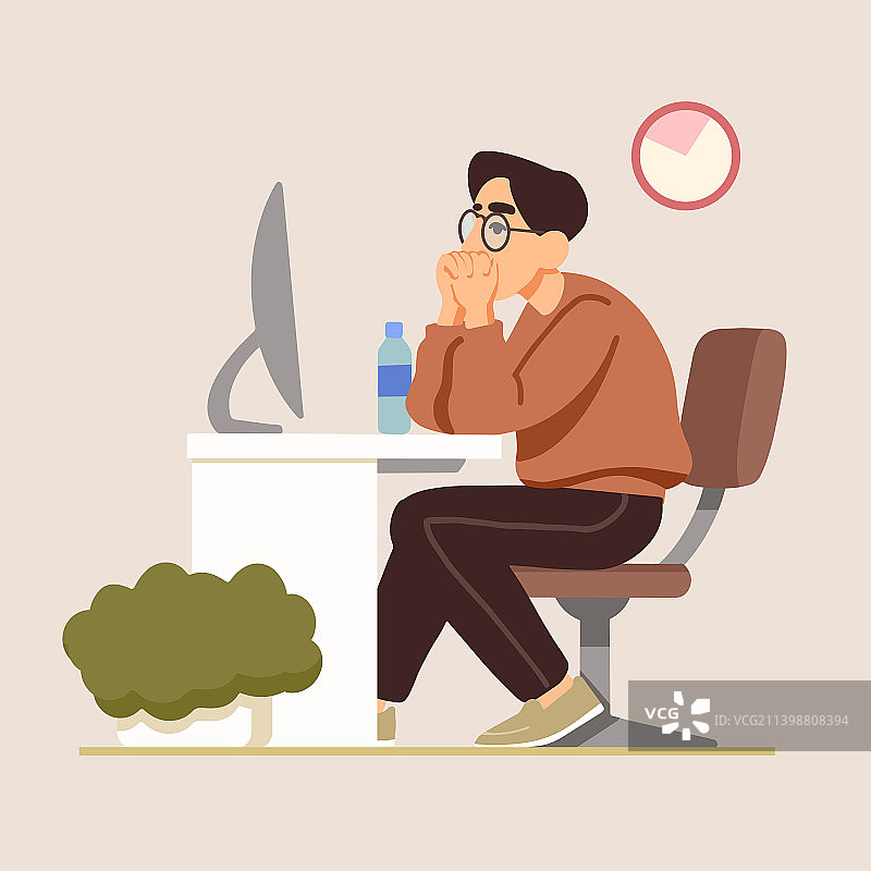 彩色人物绘画图片素材