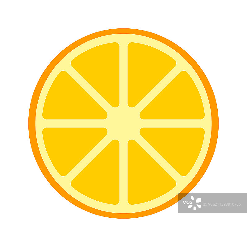 橙子切片图片素材