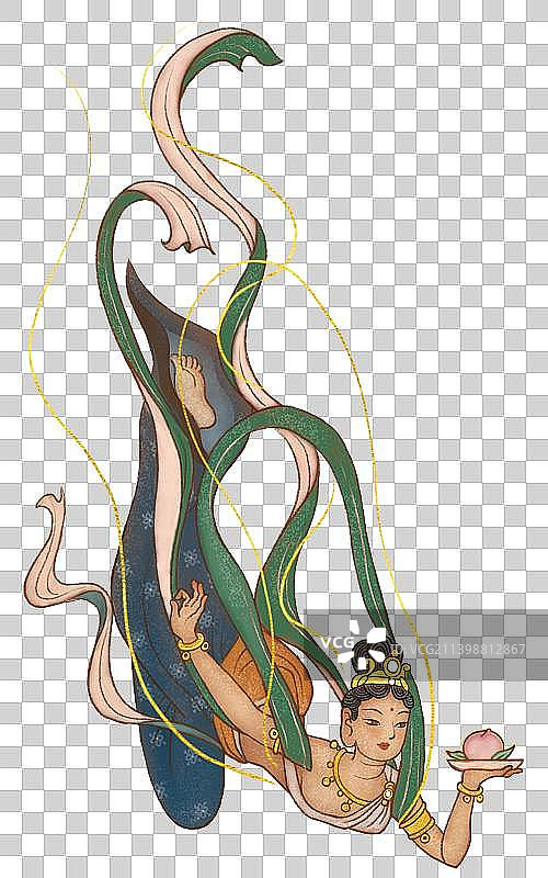 敦煌 飞天元素图片素材