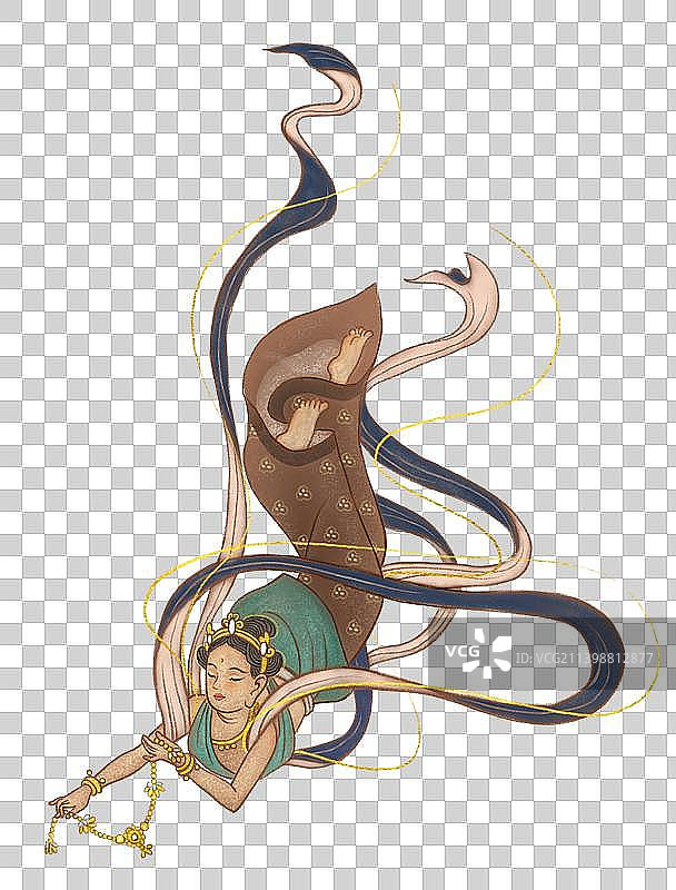 敦煌 飞天元素图片素材