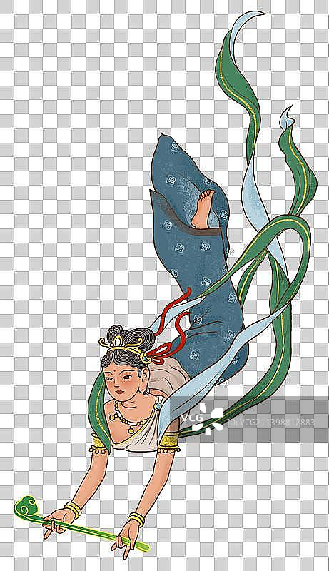 敦煌 飞天元素图片素材