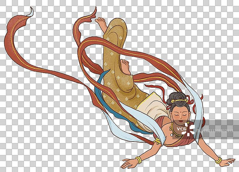 敦煌 飞天元素图片素材