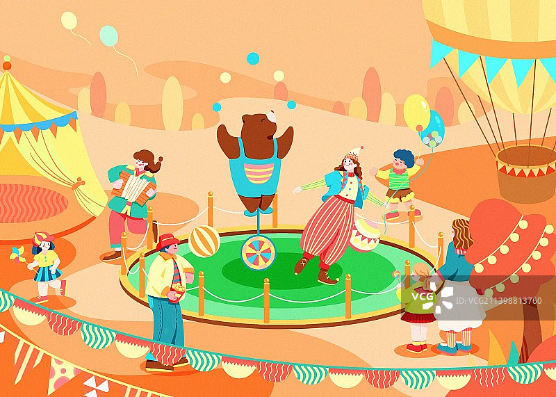 马戏团表演节目图片素材