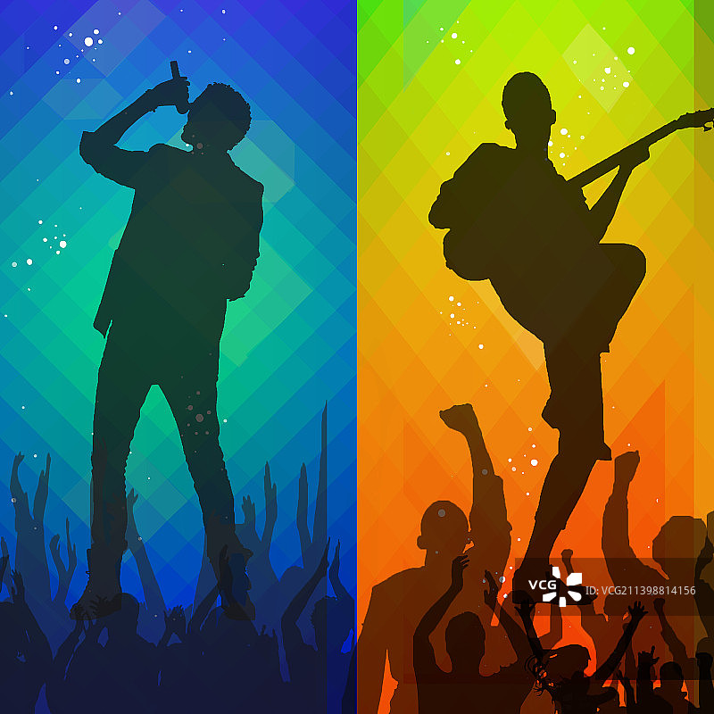 演唱会插画图片素材