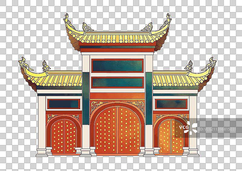 贵阳地标古建筑免抠素材弘福寺图片素材
