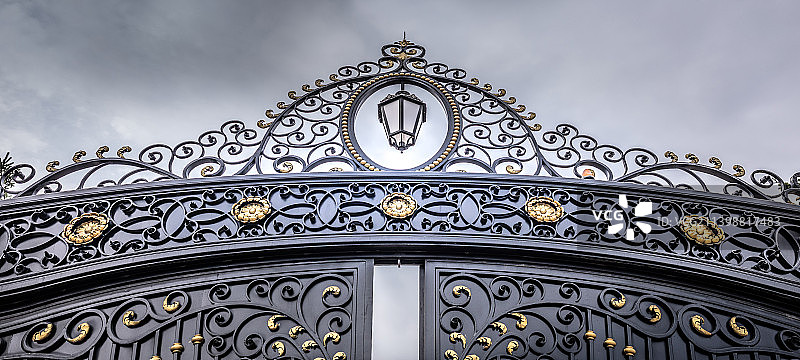 铁艺大门图片素材