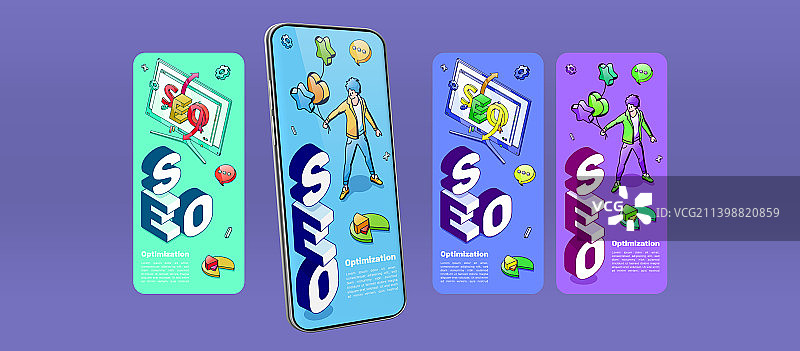 用于手机App的SEO优化banner图片素材